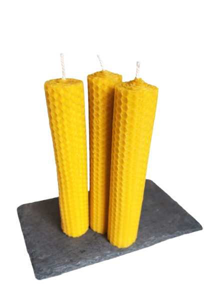 Imagen de Vela artesanal de cera abeja